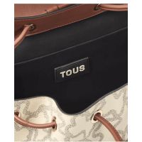 Γυναικεία Τσάντα Tous - Mochila K Icon Beige-Multi