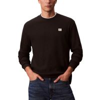 Ανδρική Κοντομάνικη Μπλούζα Calvin Klein - Ls Waffle Badge Crewnk