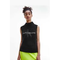 Γυναικεία Αμάνικη Πλεκτή Μπλούζα Calvin Klein - Monogram Lofty Knitted