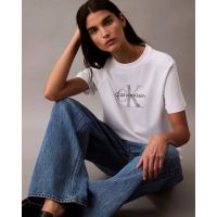 Γυναικεία Κοντομάνικη Μπλούζα Calvin Klein - Hr Clssc Mnlg