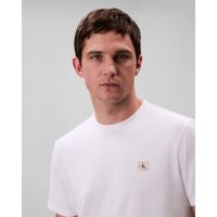 Ανδρική Κοντομάνικη Μπλούζα Calvin Klein - Ss Badge 30S Jersey Classic