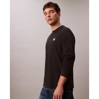 Ανδρική Κοντομάνικη Μπλούζα Calvin Klein - Ls Waffle Badge Crewnk