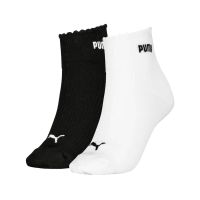 Γυναικείες Κάλτσες Puma 2 Ζευγάρια - 947223 Puma Scallop Edge Quarter