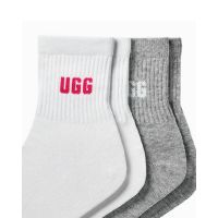 Γυναικείες Κάλτσες Ugg 2 Ζευγάρια- Quinlin Logo Quarter