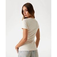 Γυναικεία Κοντομάνικη Μπλούζα Guess - Ss Triangle Flowers