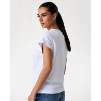 Γυναικεία Κοντομάνικη Μπλούζα Guess - 4G Shaded Hotfix