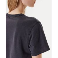 Γυναικεία Κοντομάνικη Μπλούζα Guess - Ss Palm Print Washed