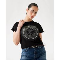 Γυναικεία Κοντομάνικη Μπλούζα Guess - 4G Shaded Hotfix