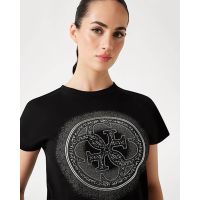 Γυναικεία Κοντομάνικη Μπλούζα Guess - 4G Shaded Hotfix