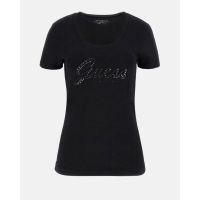 Γυναικεία Κοντομάνικη Μπλούζα Guess - Cn Ss Embro Script Logo