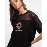 Γυναικεία Κοντομάνικη Μπλούζα Peace And Chaos - Insignia