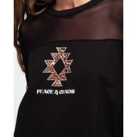 Γυναικεία Κοντομάνικη Μπλούζα Peace And Chaos - Insignia