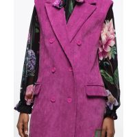 Peace And Chaos - Wisteria Sleeveless Blazer 