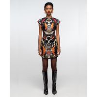 Peace And Chaos - Nocturnal Bodycon Dress  