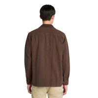Ανδρικό Μακρυμάνικο Πουκάμισο Timberland - Corduroy Collar Utility Overshirt Chocolate