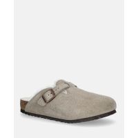 Birkenstock - F25 Leather Boston Kids Leve Shearling Taupe Laf 24 - 35 Narrow Seasonal   