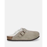 Birkenstock - F25 Leather Boston Kids Leve Shearling Taupe Laf 36 - 39 Narrow Seasonal     