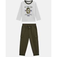 Guess - Set Ls T-Shirt + Cargo Jogger    