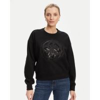 Γυναικεια Μακρυμάνικη Μπλούζα Φούτερ Guess - Cn 4G Logo Hotfix