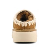 Mou - Bounce Clog Suede - Letter Logo      