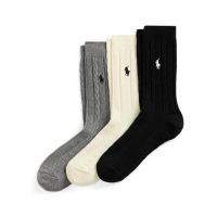 Polo Ralph Lauren - Cable-Crew Sock-3 Pack
