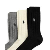 Polo Ralph Lauren - Cable-Crew Sock-3 Pack