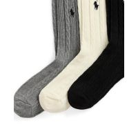 Polo Ralph Lauren - Cable-Crew Sock-3 Pack