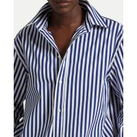 Women Shirt Polo Ralph Lauren Ls Ligh St Long Sleeve 211968218001 400 blue