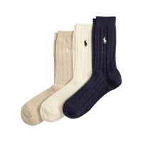 Ανδρικές κάλτσες Polo Ralph Lauren - Classic Cbl-Crew Sock-3 Pack