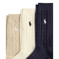 Ανδρικές κάλτσες Polo Ralph Lauren - Classic Cbl-Crew Sock-3 Pack
