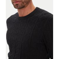 Guess - Heron Cn Ls Monogram Sweater    