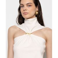 Γυναικείο Halter Top Mallory The label - Whiskey moon Off Shoulder Turtleneck With Mallory Pin