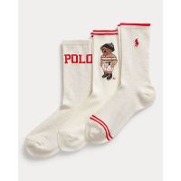 Polo Ralph Lauren - Clrd Br Gtbx-Crew Sock-3 Pack 