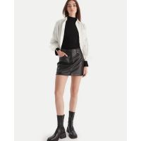 Calvin Klein - Faux Leather 5Pkt Mini Skirt  