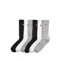 Polo Ralph Lauren - Crew 6Pk-Crew Sock-6 Pack  