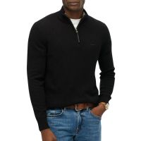 Superdry - D3 Stud Wool Blend Half Zip Jumper   