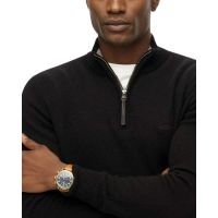 Superdry - D3 Stud Wool Blend Half Zip Jumper   