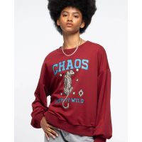 Γυναικεία Μπλούζα Φούτερ Peace And Chaos - Tigris