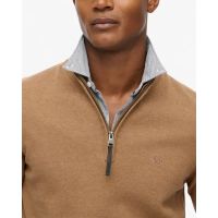 Superdry - D1 Stud Essentials Cotton Half Zip   