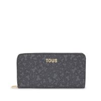 Tous - Billetera M. Kaos Mini Lines Gris Oscuro