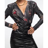 Γυναικεία Mini Φούστα Peace And Chaos - Ebony