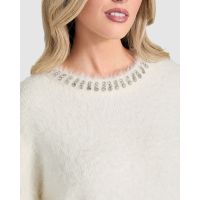 Guess - Ls Cn Arisa Rhinestone Swtr