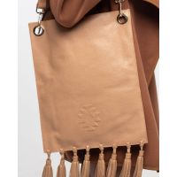 Peace And Chaos - Karma Tassel Tote Bag 