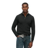 Superdry - D1 Stud Essentials Cotton Half Zip   