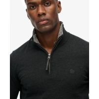 Superdry - D1 Stud Essentials Cotton Half Zip   