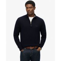 Superdry - D3 Stud Wool Blend Half Zip Jumper   