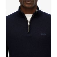 Superdry - D3 Stud Wool Blend Half Zip Jumper   