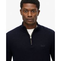 Superdry - D3 Stud Wool Blend Half Zip Jumper   