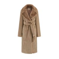 Guess - Jole Faux Fur Mix Nylon Coat