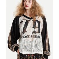 Peace And Chaos - Γυναικεία Κοντομάνικη Μπλούζα Temptation Lace